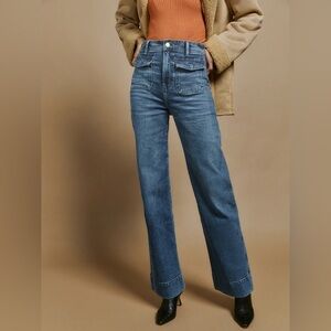 Reformation Layla High Rise Trouser Jeans Cove